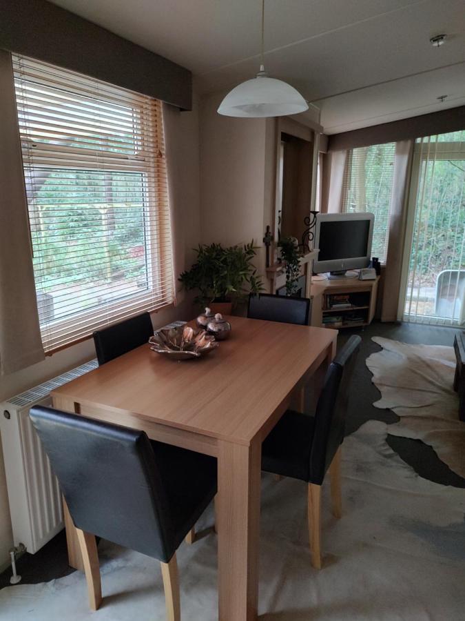 Chalet Met Veranda Aan Bosrand Vledder Ngoại thất bức ảnh